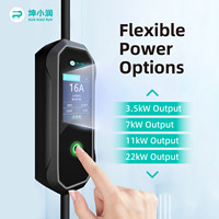 XUZHAO GB/T 7 kW 16A AC Station de recharge portable réglable pour véhicules électriques domestiques, nouvelle prise de courant certifiée IEC 62752