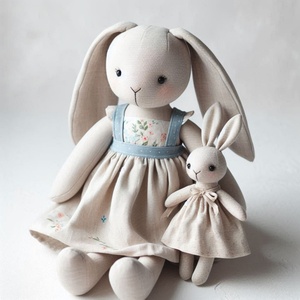 Mềm Linen Dài Tai Phục Sinh Bunny Búp Bê Đồ Chơi OEM Odm Sang Trọng Nữ Diễn Viên Ballet Với Ăn Mặc Thỏ Động Vật Kid Đồ Chơi Cho Các Cô Gái - Product Image 2