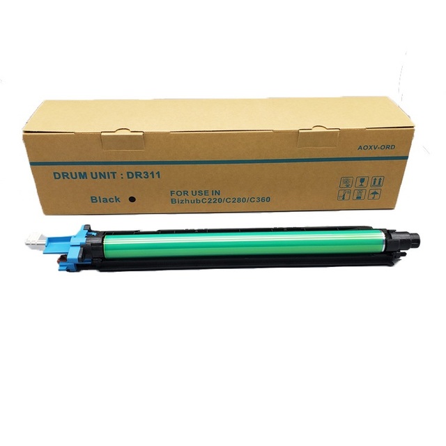 Compatible Copier Image Unit DR311 DR-311 DR311K DR-311K Black Drum Unit for Konica Minolta Bizhub C220 C280 C360 C7722 C7728