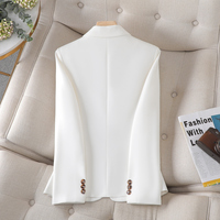 Haute qualité 2023 automne mode banlieue Senior costume d'affaires femmes bureau formel à manches longues veste