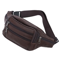 Sac banane de luxe noir pour homme, sacoche de voyage et de randonnée unisexe, sac banane composite amusant