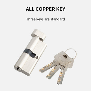 Sản phẩm mới ra mắt tại chỗ cung cấp chống trộm và chống khoan công nghệ DC-B-01 Hợp kim kẽm xi lanh khóa cho nhà và căn hộ - Product Image 6