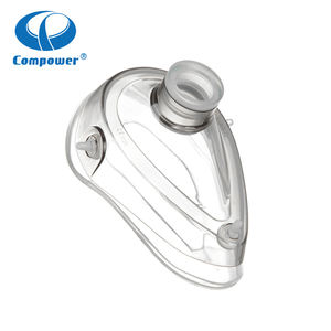 Máscara de anestesia con válvula vertical negra desechable certificada por CE - Product Image 2