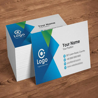 Cartes de visite professionnelles en carton noir de luxe avec dorure à chaud et bords dorés, logo personnalisé imprimé