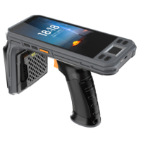 PDA Android RFID 5.7 inci, Tahan Air IP67, Tahan Debu, Baterai Besar, NFC, WiFi6 untuk Pengumpulan Data Gudang