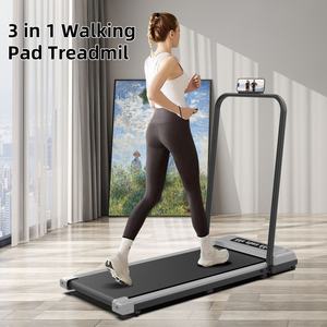 ลู่วิ่งไฟฟ้าแบบ2-in-1แบบพกพาใต้โต๊ะพร้อมรีโมทคอนโทรลจอแสดงผล LED สำหรับใช้ในบ้าน/สำนักงาน - Product Image 2