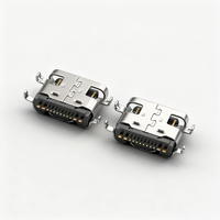 Connecteur USB-C SMT 6 broches réversible, durable et de qualité supérieure pour l'alimentation de circuits imprimés à haut volume et les applications d'interface d'appareils embarqués