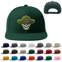 Gorra Unisex de Perfil Alto con Cierre a Presión, Logotipo Personalizado Bordado, Estilo Urbano Informal para Uso en Exteriores, para Adultos, Tela Común, Estilo Hip Hop