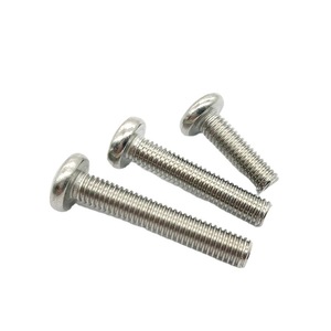 Jiu Fei Wu Jin 304 Stainless Steel Phillips Pan Head <b>Screws</b> M3 M8 Metric Standard Thread GB818-85 - Product Image 3