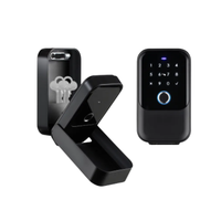 Intelligenter Schlüsselsafe K5 TTLock Tuya Fingerabdruck-Schlüsselbox Wasserdicht IP65 Outdoor Smart Lock Box mit App-Fernzugriff
