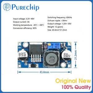 Dc-dc 3A可调降压模块LM2596稳压微控制器和处理器<span class=keywords><strong>FPGA</strong></span> 24v至12V 5V 3V - Product Image 4