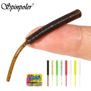 Señuelo de Pesca Spinpoler Light Rock, 50mm, TPR, Flotante, Micro Cebo, Luminoso, Suave, Cola Recta, Microbait, Mini Light Game, Ajing <span class=keywords><strong>Worm</strong></span> - Product Image 1