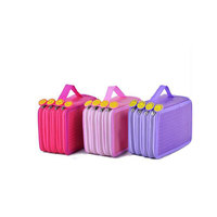 AI-MICH – Coffret Cadeau de Papeterie Fantaisie en Cuir PU Personnalisable avec Logo, Couleurs au Choix, Kit de Clips pour Carnet Kawaii DIY