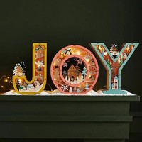 Grenzüberschreitende Handwerkskunst: LED-Buchstabenlampe, hohl, für Weihnachten, Alltag, Heimdekoration, Feiertagsgeschenk, Ornamente