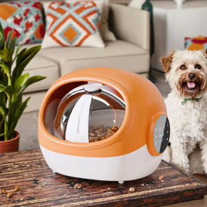 Distributeur automatique de nourriture pour chats et chiens ADZIA avec appel vocal RFID, garantissant que les animaux obtiennent une alimentation exclusive, distributeur de nourriture pour animaux avec porte à capteur - Product Image 2