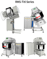 Mélangeur à spirale électrique industriel hydraulique à cuve basculante pour boulangerie commerciale, idéal pour la farine de maïs et les noix