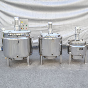 Bán buôn thép không gỉ vỏ bọc sưởi ấm trộn Tank 300 LT Mật ong trộn Tank điện đôi vỏ bọc trộn Tank cho chất lỏng - Product Image 3