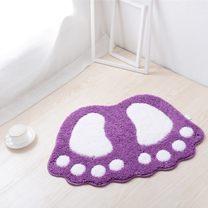 RTS Non Slip Big Foot Toilet Mat Area Rugs Carpet <b>Doormat</b> Floor Mat Absorbent Mats Bathroom Rugs - Product Image 4
