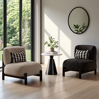 Fauteuils en velours rétro, style nordique, mobilier de luxe moderne, fauteuil de bureau, fauteuil d'appoint en métal pour la maison, chaises de salon, canapés d'hôtel