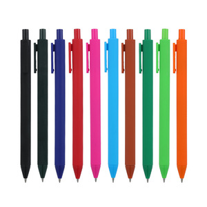 Custom logo Advertising <b>Pen</b> Neutral <b>Pen</b> Printed logo Candy Color Press <b>Pen</b> for School Office Gifts - Product Image 1