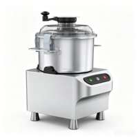 Industriële voedselkomhakker 5L commerciële elektrische groente- en vleesmolen hummus guacamole sausmaker machine roestvrij staal