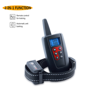 1000M wasserdichtes LCD-Display Anti-Barking Wiederauf lad bares Hundes chock halsband Hunde trainings halsband mit Fernbedienung Für 2 Hunde