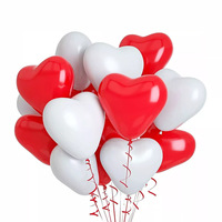Ensemble de ballons d'amour transfrontaliers 2,2 grammes, décoration de chambre de mariage, rose, Saint-Valentin, aménagement de scène en forme de cœur
