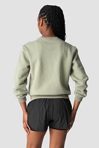 <span class=keywords><strong>Felpa</strong></span> con cappuccio in pile morbida spazzolata con ricamo su misura per <span class=keywords><strong>donna</strong></span> abbigliamento autunno inverno - Product Image 2