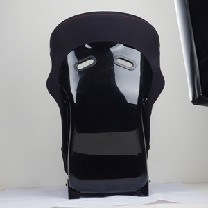 Asiento de carreras al por mayor de fábrica MingAo, asiento deportivo de terciopelo con respaldo de fibra de vidrio, doble perilla, asientos de <span class=keywords><strong>coche</strong></span> modificados - Product Image 4