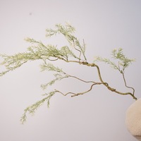 Plantes d'intérieur en pot en plastique, imitation de fleurs de bégonia et de branches de rotin Qianjin, pour décoration au sol