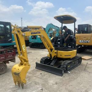 Mini-excavatrice Komatsu 20 d'occasion - Moteur d'origine japonais, boîte de vitesses PLC, pompe hydraulique, roulement, fonctionnement fluide, historique d'entretien complet 1 - Product Image 1