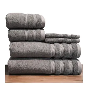 China supplier Wholesale bath used hotel towels custom serviette de bain