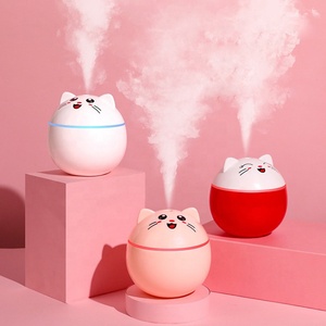 300ml Humidificateur Humidificateur De <span class=keywords><strong>Chat</strong></span> Coloré Veilleuses Ultrasonique Brume Pulvérisateur Cadeau Créatif <span class=keywords><strong>Diffuseur</strong></span> D'arome D'humidificateur de Brume Fraîche - Product Image 3
