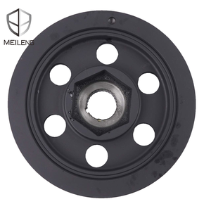 Poulie de vilebrequin de moteur automatique MEILENG 13810-PWA-013 pour <span class=keywords><strong>Honda</strong></span> City Fit Jazz GD1 GD3 GD6 GD8 2005 2006 2007 2008 - Product Image 1
