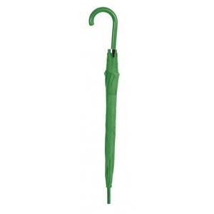 Parapluie vert transparent à trois plis, ouverture automatique, avec poignée en bois, 105 cm, par Green Umbrella - Poignée en PVC - Product Image 3