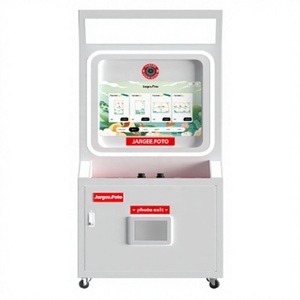 Machine de photomaton à écran plein écran commercial avec imprimante à écran tactile et écran réglable pour les espaces publics - Product Image 2