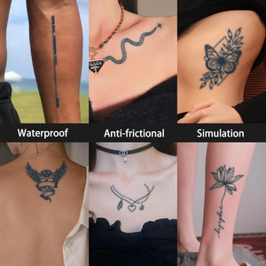 <span class=keywords><strong>Tatouage</strong></span> temporaire <span class=keywords><strong>tatouage</strong></span> semi permanent étanche à la sueur dure 2 semaines <span class=keywords><strong>tatouage</strong></span> anti-friction à base de plantes réaliste pour le corps du bras - Product Image 2