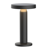 Lampe de table LED étanche IP44 au design moderne 3000K à gradation solaire continue pour jardin extérieur alimenté par batterie
