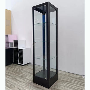 Grande vitrine en verre avec lumières - Product Image 2