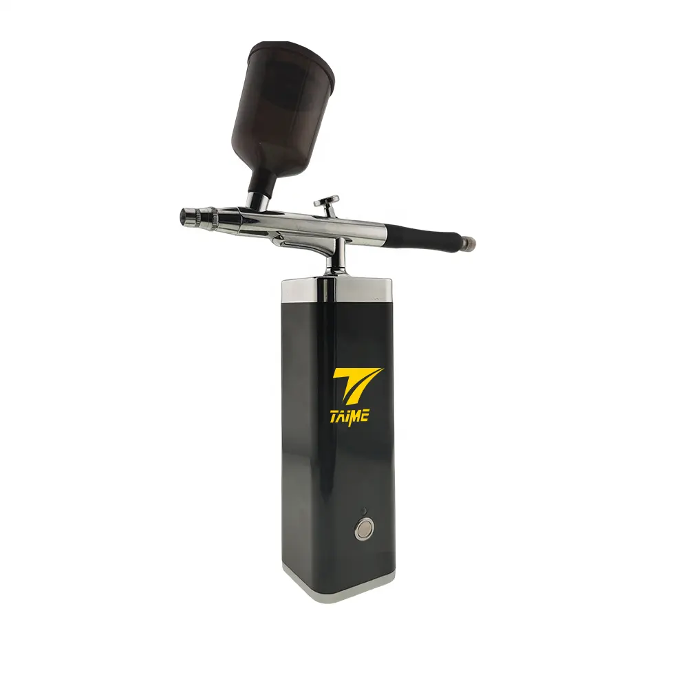 Batterij Type Met 40 Min Draagbare Draadloze Airbrush Machine Kit Voor Foundation Inkt Make-Up