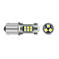 Ampoule LED KaiDengZhe T20 1156/1157 pour voiture 7740/7743, feux stop, clignotants, feux arrière avec 27 SMD