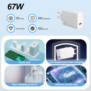 Cargador de Pared USB con Cable Retráctil de <span class=keywords><strong>20W</strong></span> QC3.0, <span class=keywords><strong>Carga</strong></span> Rápida, Enchufe Plegable US/EU, Adaptador de Viaje, Logotipo Personalizado OEM, Cargador de Teléfono - Product Image 2
