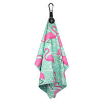 Serviette de golf en microfibre gaufrée 400 GSM de haute qualité, sans peluches, séchage rapide, textile sportif premium, vente en gros