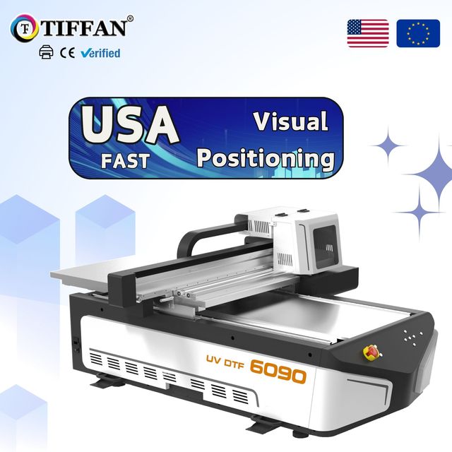 Flatbed Uv 6090 Inkjey Printer Multifunctional 3d Led Digital Inkjet Printers for Pen Bottle Phone case Crystal Label