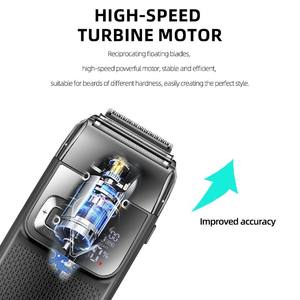 <span class=keywords><strong>Afeitadora</strong></span> profesional <span class=keywords><strong>DALING</strong></span> para hombre con recortadora de patillas, pantalla Digital de pantalla grande, carga USB - Product Image 4