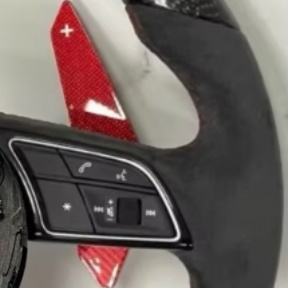 <span class=keywords><strong>Volant</strong></span> sportif en fibre de carbone pour <span class=keywords><strong>Audi</strong></span> RS3 RS4 RS5 S3 S4 S5 S6 RS6 RS7 <span class=keywords><strong>A3</strong></span> A4 A5 B9 Q7 Q5 Q8 A6 A7 A8 R8 TT Modèles - Product Image 4