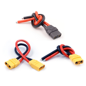 Adaptateur anti-étincelles JHTC XT90S, câble <span class=keywords><strong>parallèle</strong></span> en silicone XT901, connecteur femelle 2 mâles, 45A DC500V, 8/10/12 AWG, pour batterie et moteur RC - Product Image 4