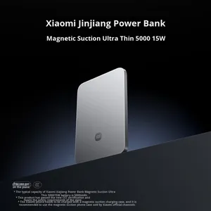 Batería Externa Mijia Jinshajiang de Aleación de Aluminio, Diseño Magnético Liso, Ultrafina, 5000mAh, 15W, Compatible con Múltiples Marcas, Nueva 3C - Product Image 5