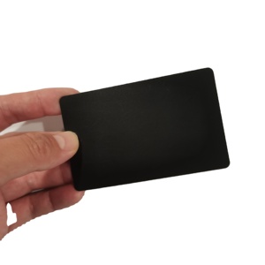 IC Black Card พร้อมหมายเลข UV สลักนามบัตรสีดำพร้อมไฟ LED <span class=keywords><strong>QR</strong></span> รหัสที่ไม่ซ้ำกันลิงก์ URL - Product Image 5