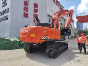 Excavatrice de type chenille remise à neuf 20 tonnes ZX200 HITACHI avec pompe de boîte de vitesses moteur en stock - Product Image 6